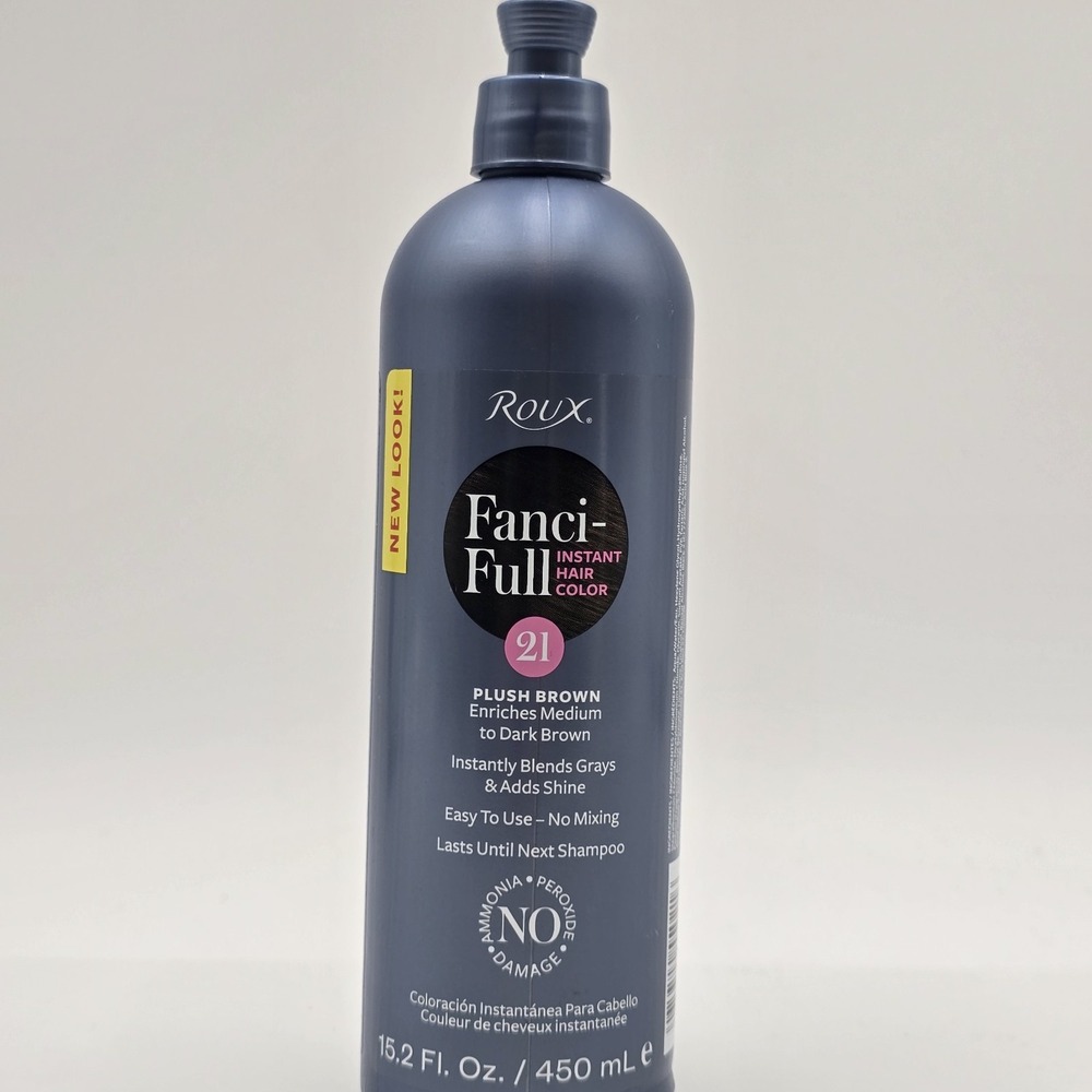 Roux Fanci-Full Instant Hair Color Rinse #21‎ Plush Brown 15.2 oz